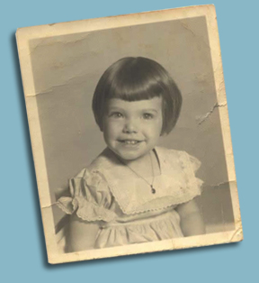 Jackie as a little girl